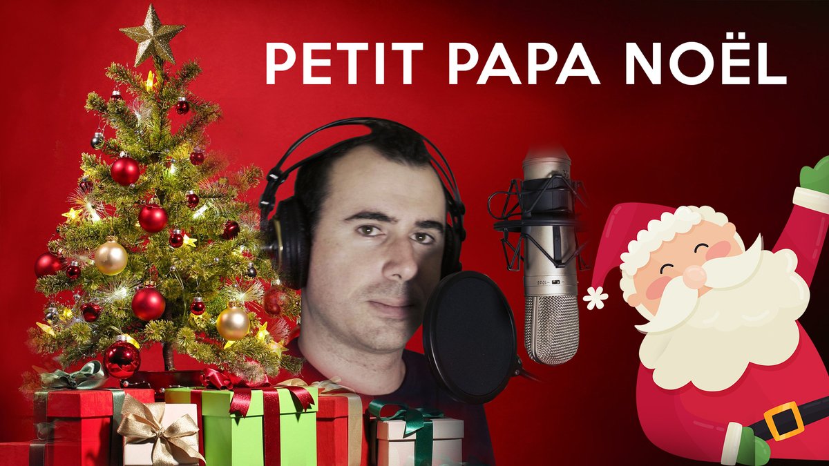 remitrouillon's tweet photo. Découvrez ma reprise de Petit Papa Noël 
---> https://t.co/kfwttNh5qA

Joyeux noël à toutes et à tous ! https://t.co/pQhpEYLvJe
