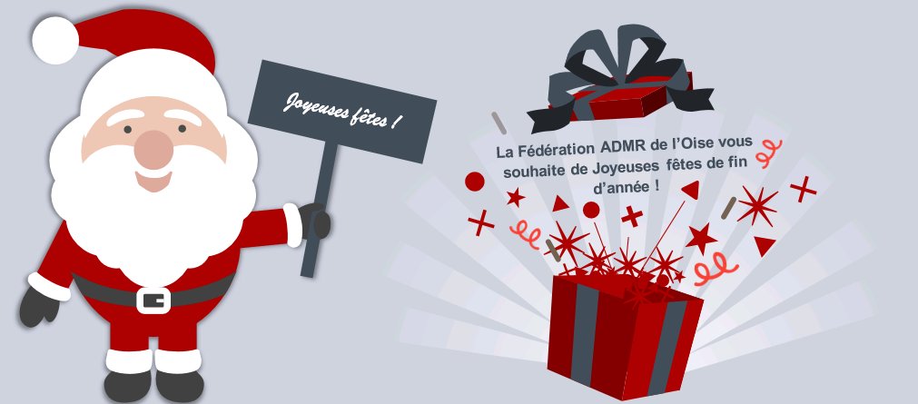 Le réseau ADMR de l'Oise vous souhaite de bonnes fêtes !