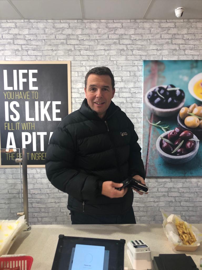 pitaboxuk's tweet photo. Another satisfied customer on his way out from having a delicious @pitaboxuk snack 

#altrincham #cheshire https://t.co/A5xRrTrcmV