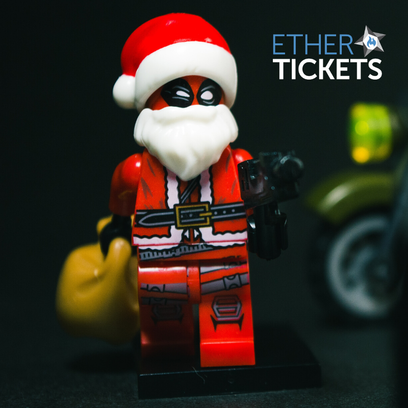 Big love and Merry Christmas from all of us at <a href="/ethertickets/">ETHER TICKETS 💙💖 // #ethertix 🎫</a> 🎄🎁💖
#DeadPoolSanta #NaughtySanta #Santa