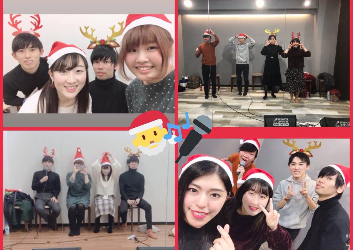 TheFirstCry_Hit's tweet photo. 【カウントダウン開始‼︎】【4日前!】

イブですね🎅🏻本番まであと4日😭
今日はアカペラスタジオBASS ON  TOP(@bot_ac_ikehiga)さんにてバンド練習してきた雰囲気を📸

*只今チケットはキャンセル待ちの連絡のみをDM/リプ/メールにて承っています

12/28 TFC冬ライブ2019 "Circus"
ぜひ、お越し下さい https://t.co/I4K6m3sT7D