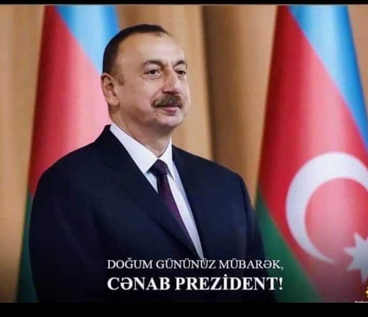 Dear, Mr Ilham Aliyev happy birthday to you...      