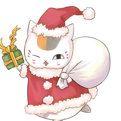 /
ニャンタクロース??
参上なのだ〜!
\

#新しいプロフィール画像
#ニャンコ先生 #夏目友人帳 