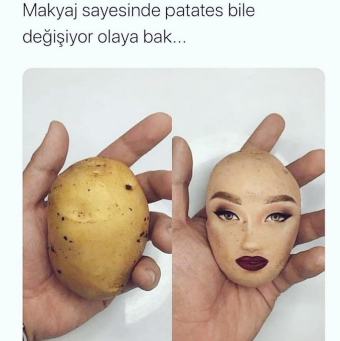 patetes olma 
kendin ol...
doğal ol...
çok abartı makyaj yapma... 
seni yıkayıp orjinalini görüp seven bulmalısın, 
sen kandırma ki hep kalbin kırılırmasın...