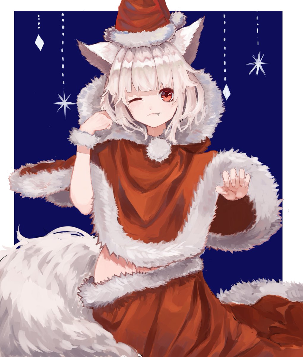 メリークリスマス というこで犬走椛ちゃんです つゆ草 のイラスト