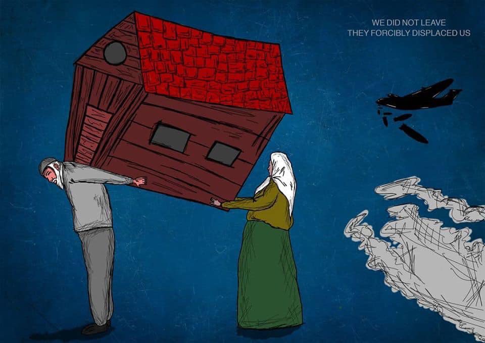 ZouhirAlShimale's tweet image. Aleppo Dec 2016+Idlib Dec 2019= We didn’t leave, they forcibly displaced us. #IdlibisUnderFire #Idlib