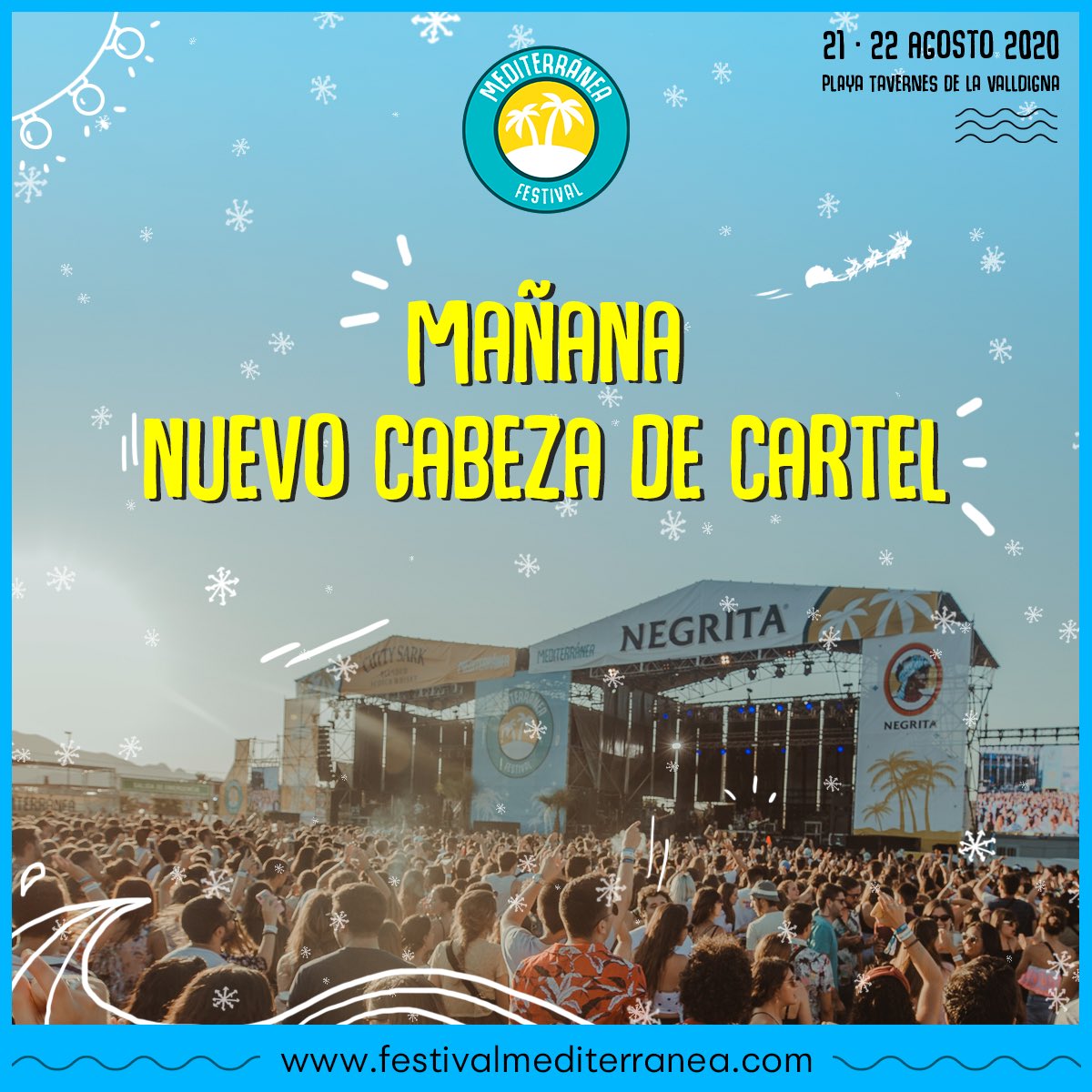 MAÑANA ⚡️ Nuevo cabeza de cartel del #Mediterránea2020 >> festivalmediterranea.com.