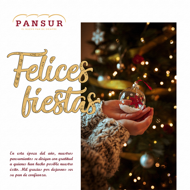 ¡El equipo de Pansur les desea unas felices fiestas! 🥖🎄🤶

#Pansur #Navidad #Pan #Sevilla #Andalucía #España
