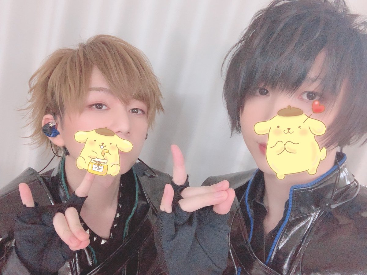 そらまふうらさか そらる まふまふ うらたぬき あほの坂田。浦島坂田船 そらまふさかとツーショットー！ 明日も宜しく！ #そらる #まふまふ