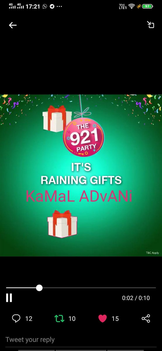 blessedkamal's tweet image. #The921Party 
#Contest2 
HeRe Is My PeRFeCT ScREeNSHoT DeaR TeaM
@921BasmatiRice 
@Ramprasad43 
@Racer_Veb 
@itsme_rooh 
@prakash_rohida 
@ramyavellanki 
@ranchikuldeep
@piyushpuri12
@Aaravsingh28 
@sanketdhende
@Sana_Tokre
@NishantJain_88
@AmbaMonika 
@friends4_eve
@chilled_Sup