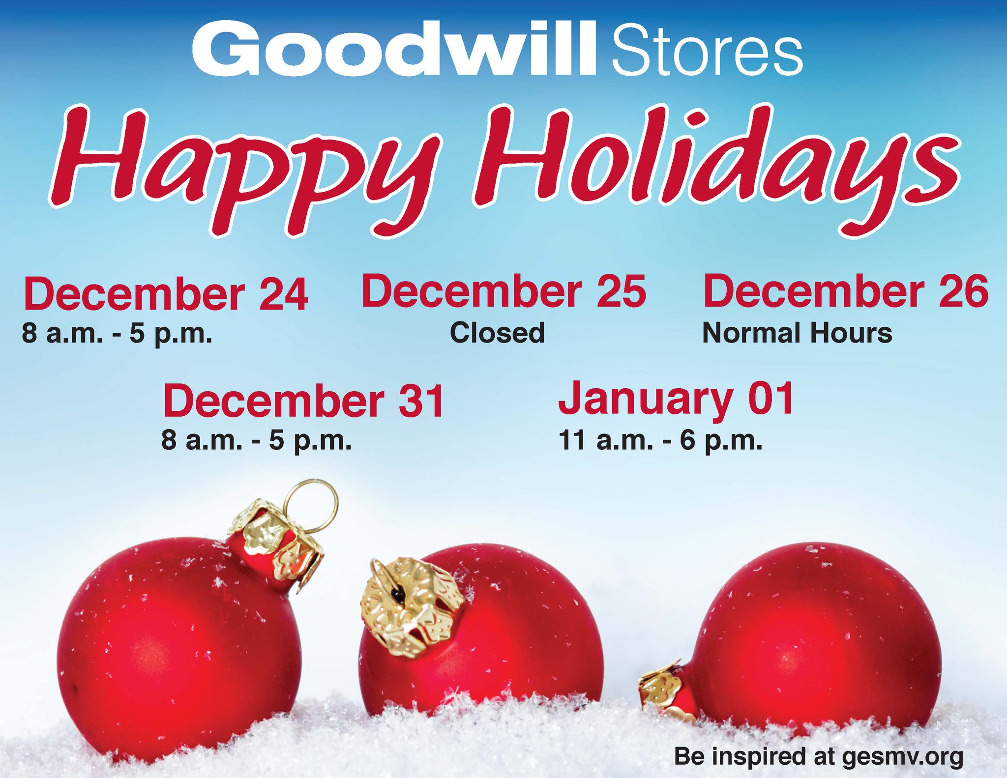 GESMV on Twitter "Wishing you a very merry Holiday from Goodwill
