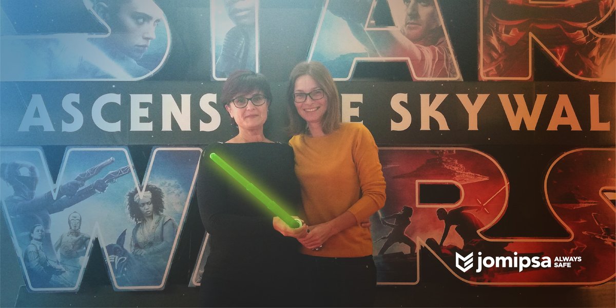 jomipsa's tweet photo. Our colleagues enjoyed with their families of Star Wars premier, The Rise of Skywalker. 🎟️ 📽️
Thank you very much @BCDTravel for awarding us with these ticket
#Jomipsa #JomipsaTeam #TeamWork #JomipsaChristmas #Partners #Company #RRHH https://t.co/XN3geu5YU8
