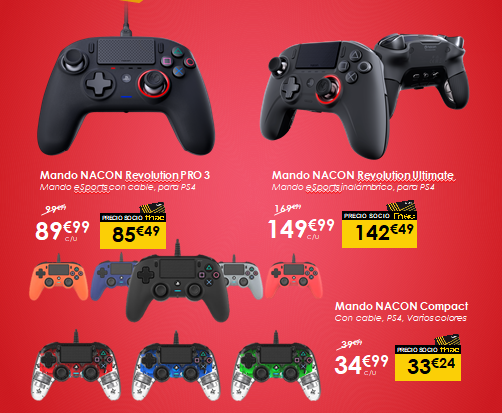 Fnac_Gamers's tweet photo. ¿Necesitas un recambio para tu viejo mando? Los mando #NaconCompact tienen una relación calidad-precio ideales🤤
¿Tu sueño es competir y necesitas un mando a tu nivel? Los mandos @NacongamingES #RevolutionPro es justo lo que necesitas🎮
¡Aprovecha ahora!
https://t.co/7G75XnXnGl https://t.co/CqVc3LZ1g4