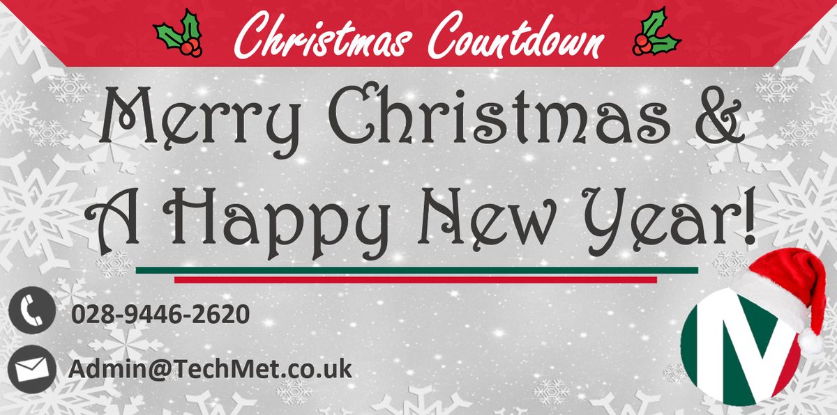 TechMetJobs's tweet image. With Christmas Day just one more sleep away, the Team at TechMet would like to wish all of our Followers, Candidates &amp;amp; Clients a wonderful Christmas &amp;amp; a Happy New Year.🎄☃️

If you are wanting a fresh start in January, get in touch today! ❄️

#MerryXmas #WeKnowEngineers #TechMet