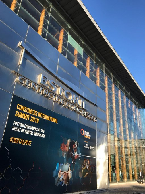 Consumers_Int's tweet image. Highlight 2⃣:

For the 1st time ever, we hosted a 🌍 Summit that convened 460 delegates from global consumer advocacy, business, civil society and government, around a common theme; putting Consumers At The Heart Of Digital Innovation bit.ly/2sVCWL0 (3/5) #DigitalHive