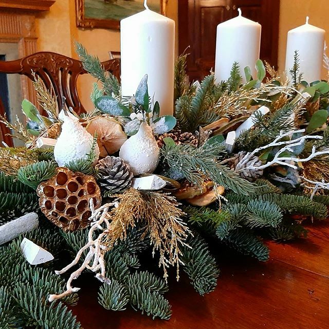 jpmoseley's tweet photo. Is your table dressed yet? You can't beat a classic Christmas candle arrangement to set the scene ready for the big day!
#christmas #floristry #flowerarranging #candlearrangement #tablecentre #festivefloristry #getcreative #getinspired #makeyourown #fl… https://t.co/FQpoInlLkx https://t.co/JIu8vXE8iv
