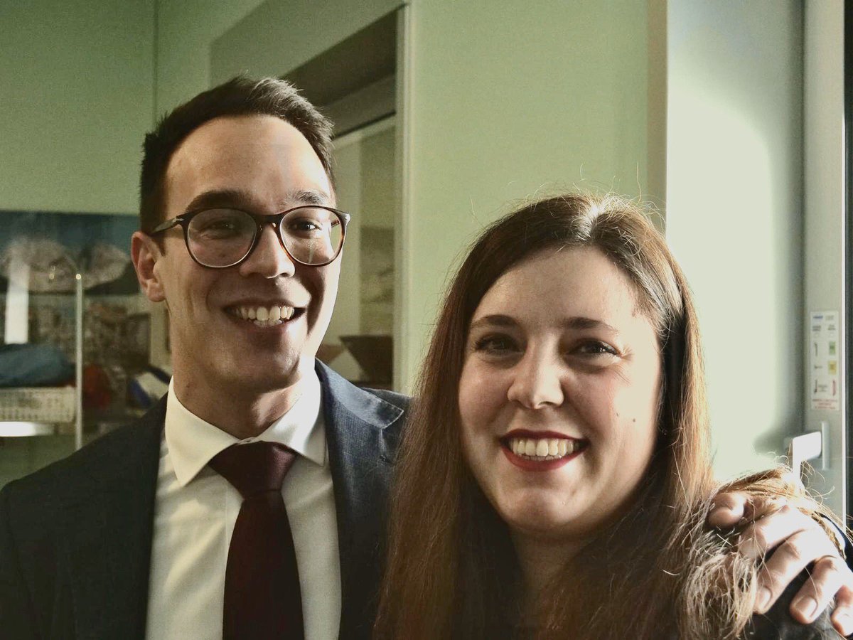 UrologiaTrieste's tweet photo. We would like to congratulate dr. @ricky_bosc and @GraziaWhite for passing their last exams. Now you are board certified #urologist! 🎓 #residency https://t.co/HRpbfcBMws