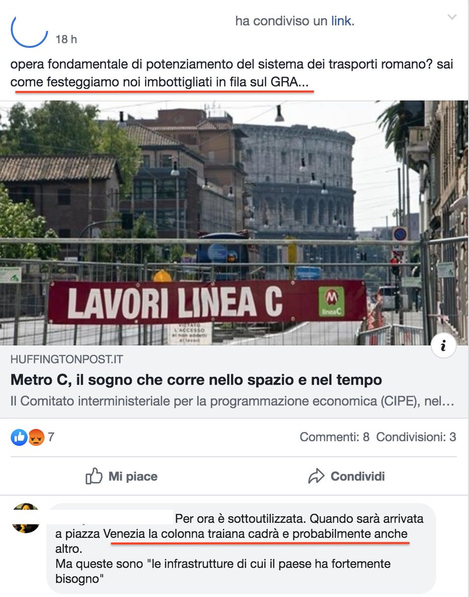 Commenti fantastici e dove trovarli...e il bello è che la pagina si chiama "SOS Patrimonio storico di Roma"...

facebook.com/groups/1666599…

#famostemetro #gombloddo #poterifortiprometro #maghinari #nimby