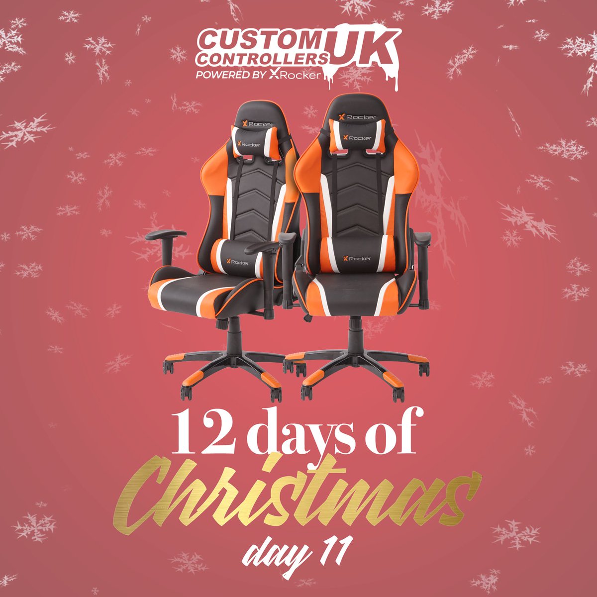 XRockerGaming's tweet photo. On the 11th day of Christmas CCUK gave to me, an @XRockerGaming Agility PC Gaming Chair! ⚡🎮

To enter the giveaway simply Like, follow @XRockerGaming &amp; RT'. For an extra entry tag a friend!

Good Luck! https://t.co/B54BHRQq6r