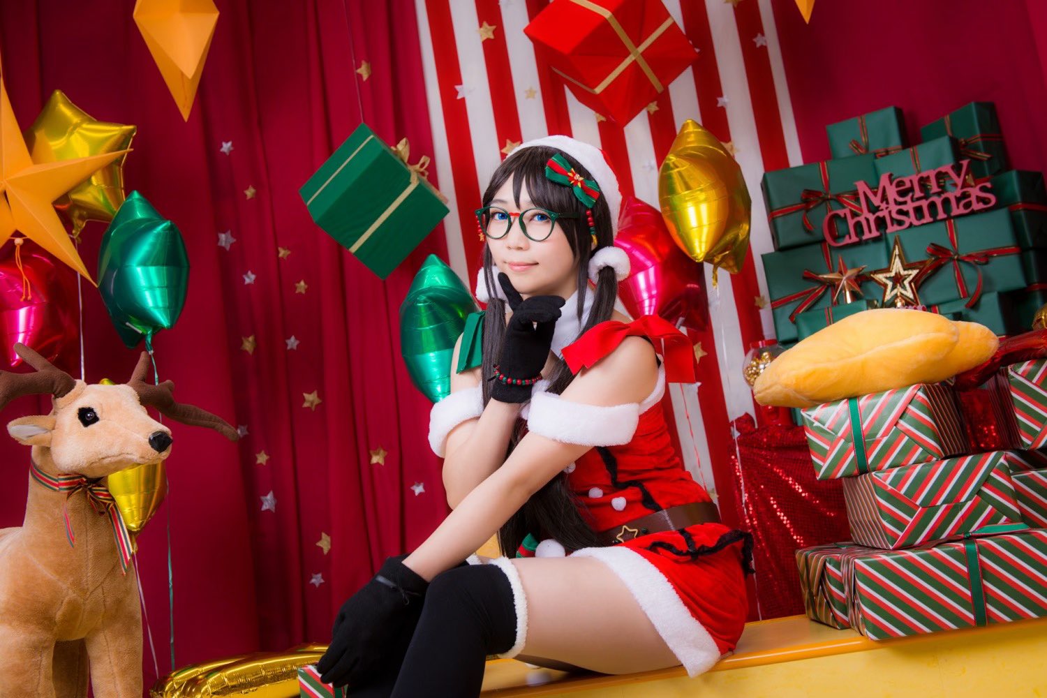 画像,※コスプレTHE IDOLM@STER SHINY COLORS【プレゼントなら両手いっぱい】三峰結華Merry Xmas🎅🏻🎄✨photo:(@kousoku…