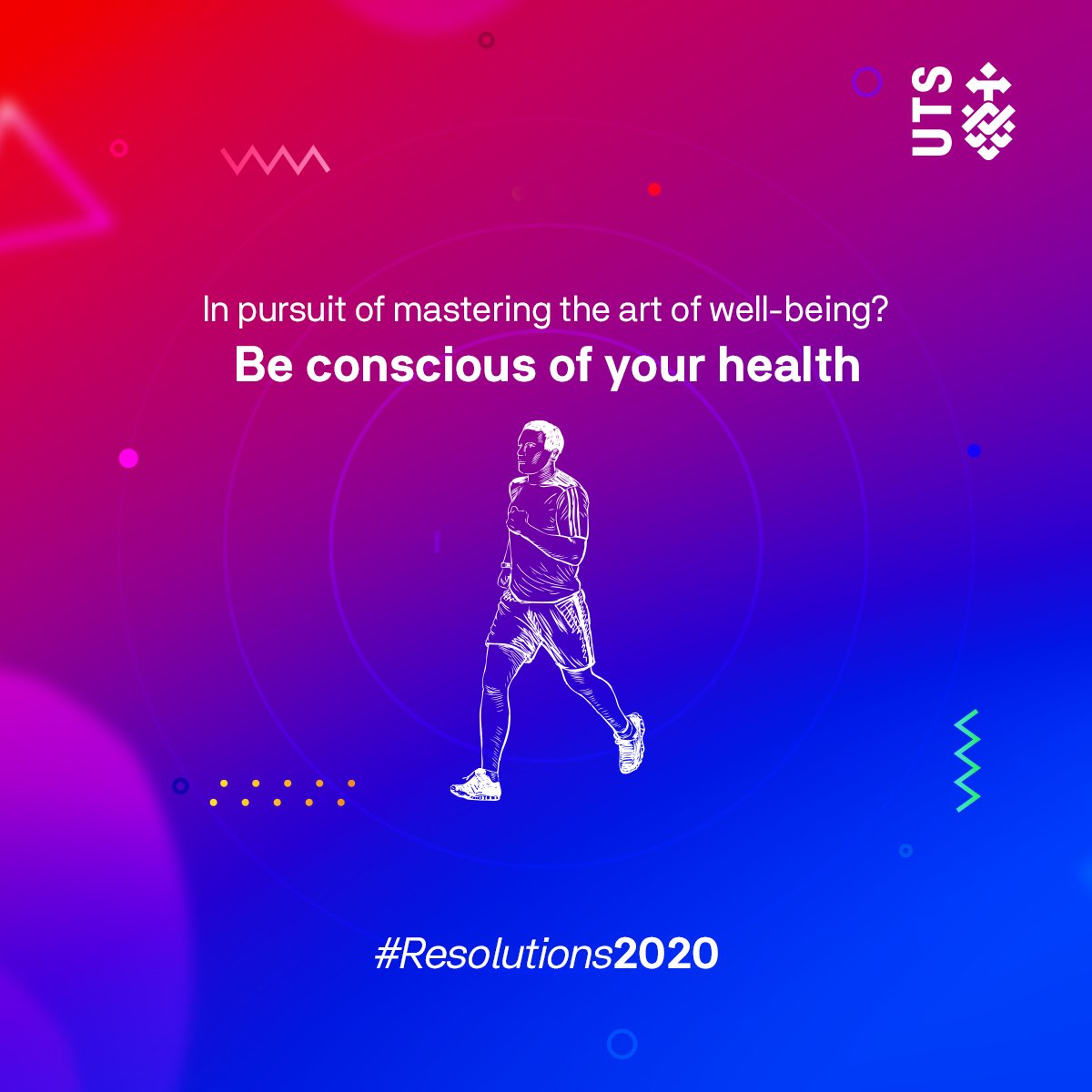 Listen to the signs of your body, and be aware of what’s good for your mind and body. Stick to your resolution of staying healthy and work towards it. What all measures do you take to stay healthy?
#Resolutions2020 #UTS #UTSInsearch #Resolutions #NewYear #2020 #Healthy
