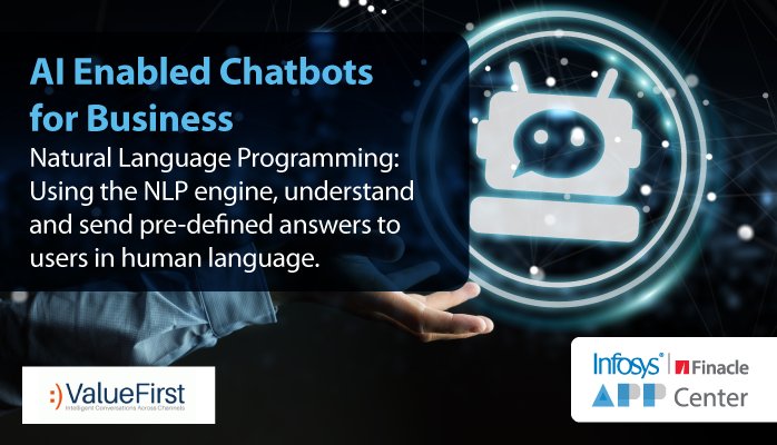 Finacle's tweet photo. With #AI enabled #Chatbots, banks can reach out to customers across multiple channels and ensure real time response. 

Know more: https://t.co/3MuUlql0LG

#Automation #FinTech #CustExp #Robotics #CustomerExperience #Omnichannel #ReimagineBanking @VFDigital https://t.co/AnL2oZpbYK