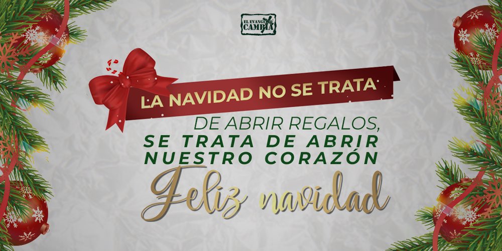 ... Agradece a Dios por este hermoso presente de su gracia y permite que resplandezca su luz en tu corazón. ¡Feliz Navidad! #MerryChristmas
