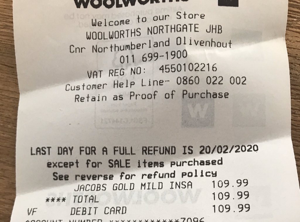 Woolworths SA on Twitter "Gourmetmoods Kindly double check your