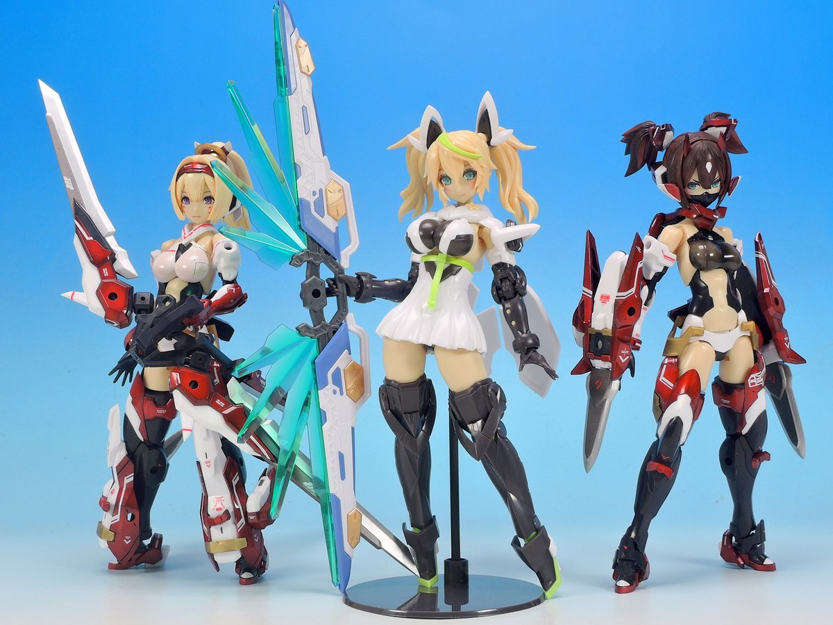 Yoおじ デザイナーであるnidy 2d Beyond The 2d さんつながりでメガミデバイス の朱羅たちと表情パーツなどの互換性があるので遊びがワイド さらにmuscuto Muscuto さんのパーツも組み合わせれば可能性は無限大 ジェネちゃん顔の忍者と弓兵がめっちゃ