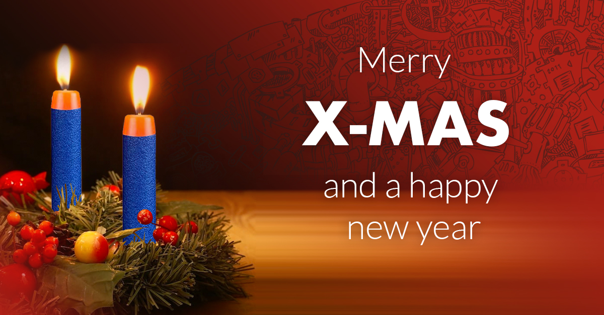 Wij wensen iedereen fijne feestdagen en een gezond en succesvol 2020! Bedankt relaties en team voor het topjaar! #topjaar #2020nogleuker #kerstmis #feestdagen #nieuwjaar #xinteractive #knallen #vuurwerk #nerfguns