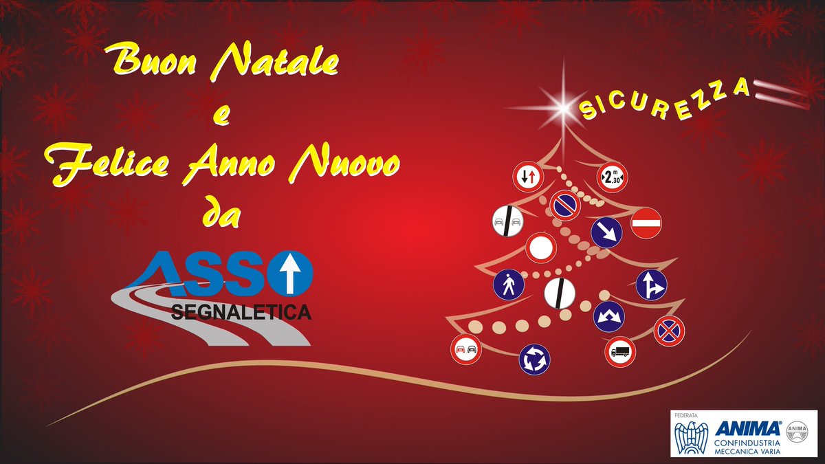 palladino_anima's tweet photo. #BuoneFeste da #Assosegnaletica @Fed_Anima L'associazione di imprese e professionisti del settore #SegnaleticaStrade da sempre impegnata nella promozione cultura #SicurezzaStrade https://t.co/BlJNXb4EQl https://t.co/gYnIbW86hq