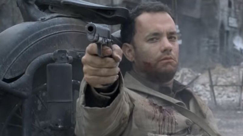 During the filming of “Saving Private Ryan”, Tom Hanks insisted on using live rounds during the entire film, putting many actors lives in danger.