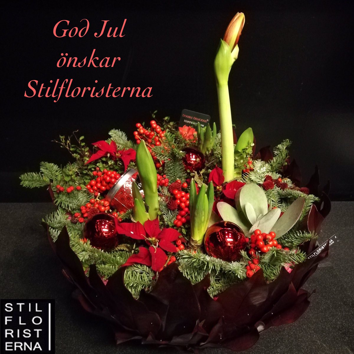 God Jul önskar vi alla våra fantastiska kunder och följare! Nu tar vi ledigt i två dagar och öppnar åter butiken på fredag den 27 december :-)