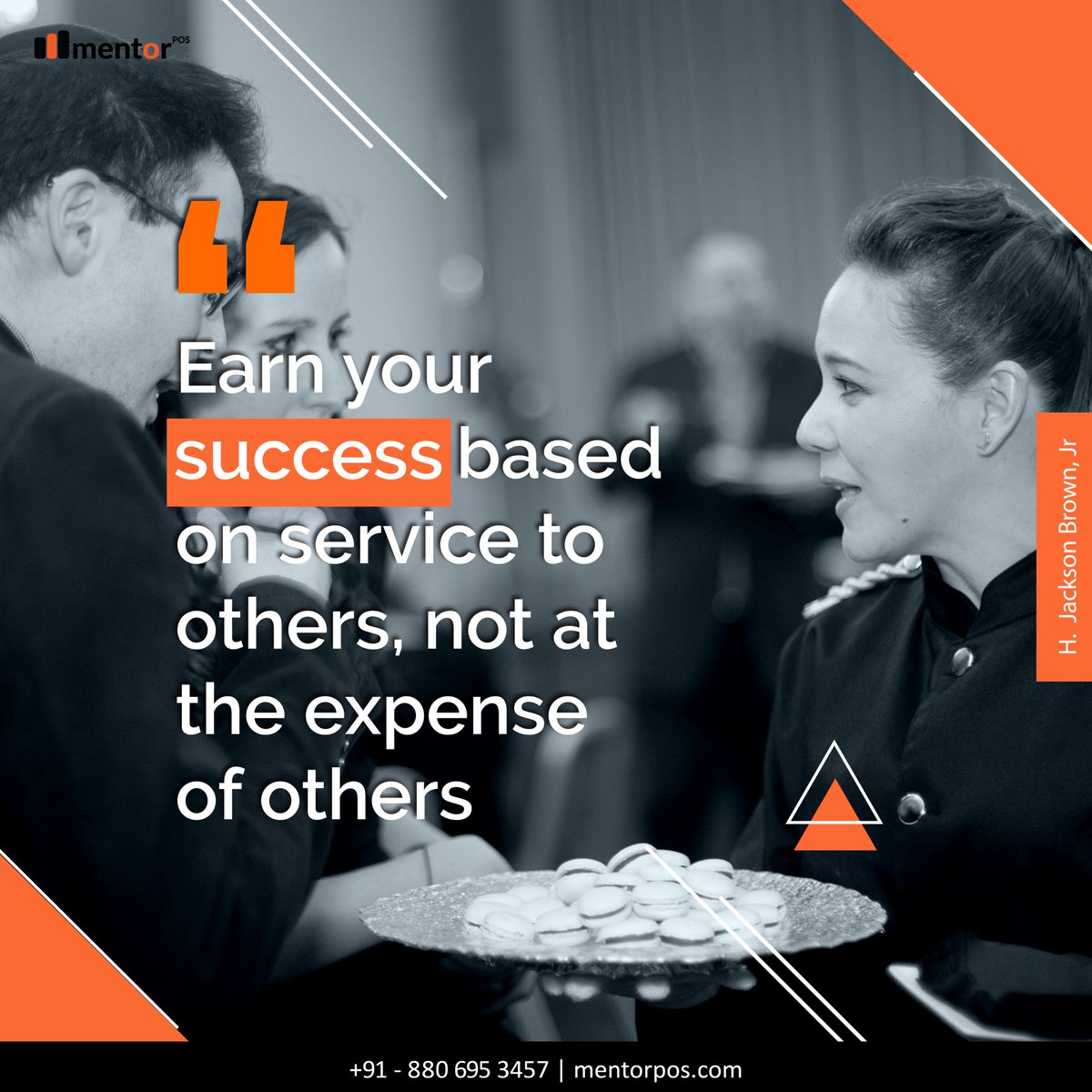 MentorPos's tweet photo. Positive relationships with your #customers helps you to excel in your business.
As H. Jackson Brown, Jr says,"Earn your success based on service to others, not at the expense of others."

Please contact us for further details 📞 8806953457 or visit us at https://t.co/7oexwXCAGU https://t.co/oCUCKC5l0e