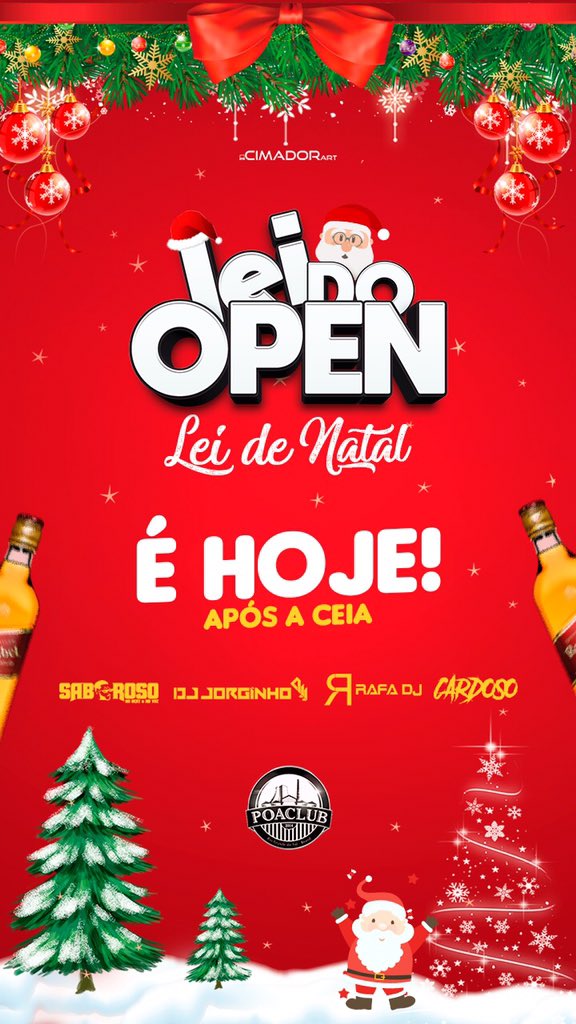Rafadjoficial's tweet photo. É HOOOJE ☺️☺️☺️
Após a ceia #Partiu #PoaClub #NataldaLei #LeiDeNatal @leidoopen 🎅🏻🎅🏻🎅🏻 
 @GCimador_ @dudu_cauduro @dudaagarciaaa @_bschaefer  @Eduardogaliott0 @guiramosss_ @Joninhax @byankabueno_ @saaboroso @cardosodj_ 🤩 https://t.co/nOHIK8Ar7a