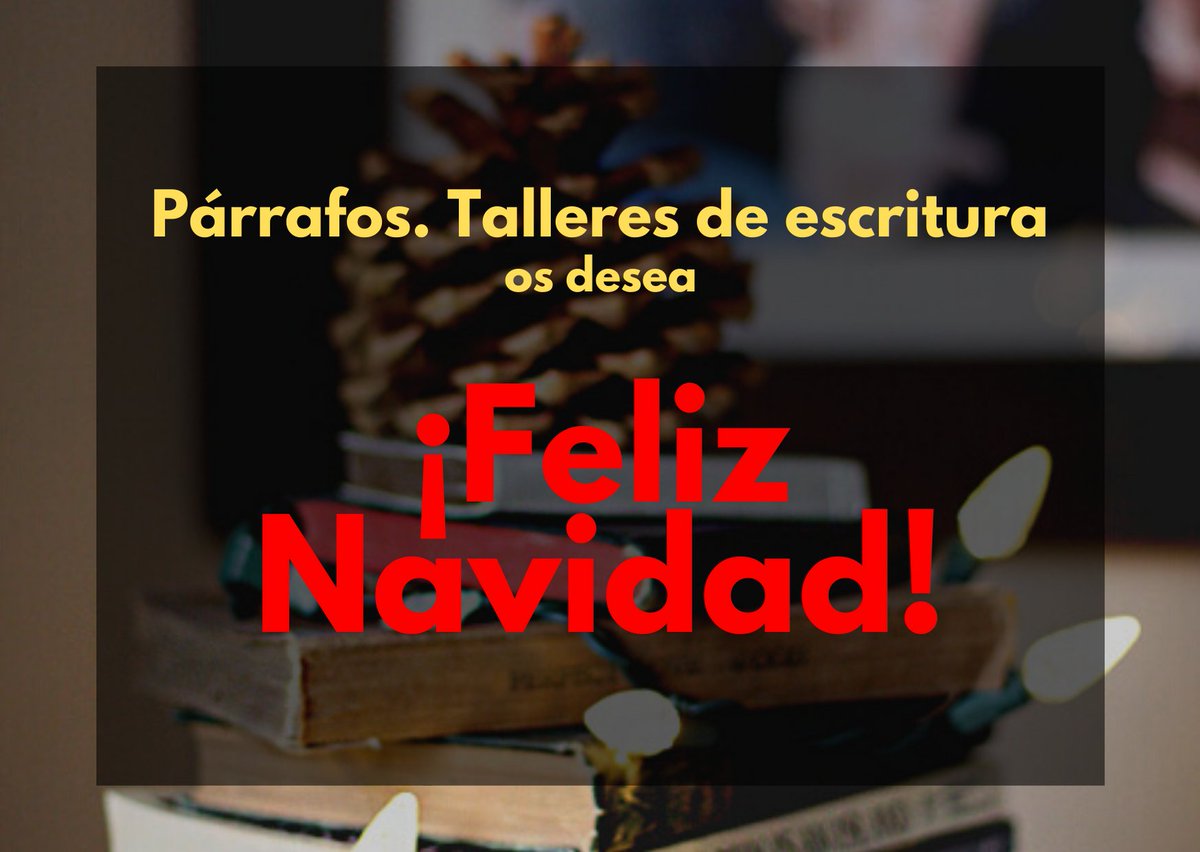 ParrafosE's tweet photo. Feliz Navidad a todos. Luz y letras.
#Vigo #parrafostalleresdeescritura #libros #escribir https://t.co/HWtW301OI9