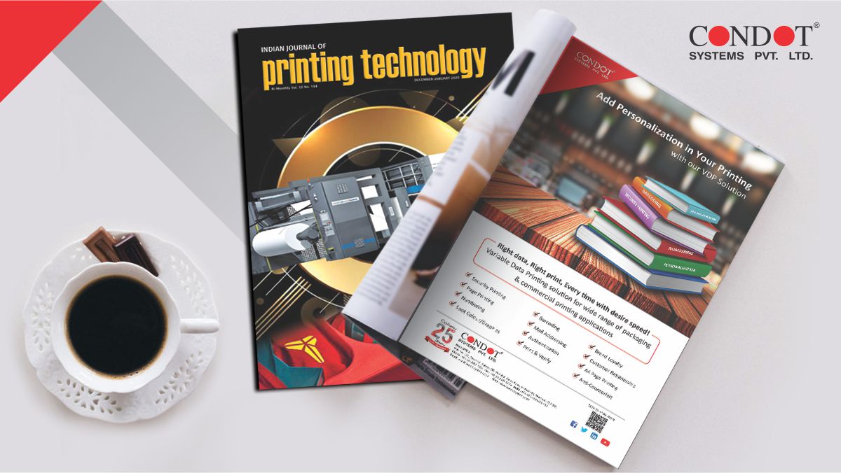 condot_systems's tweet photo. See Our Advertisement of Variable Data Printing Solution in indian journal of printing technology magazine
:
#VDP #VariableDataPrinitng #BatchCoding #Packaging #ThermalInkjetPrinting #ThermalinkjetPrinter #TijTechnology #BarcodePrinting #FoodPackaging
#PharmaPackaging #UVprinting https://t.co/KwZqK6gREB