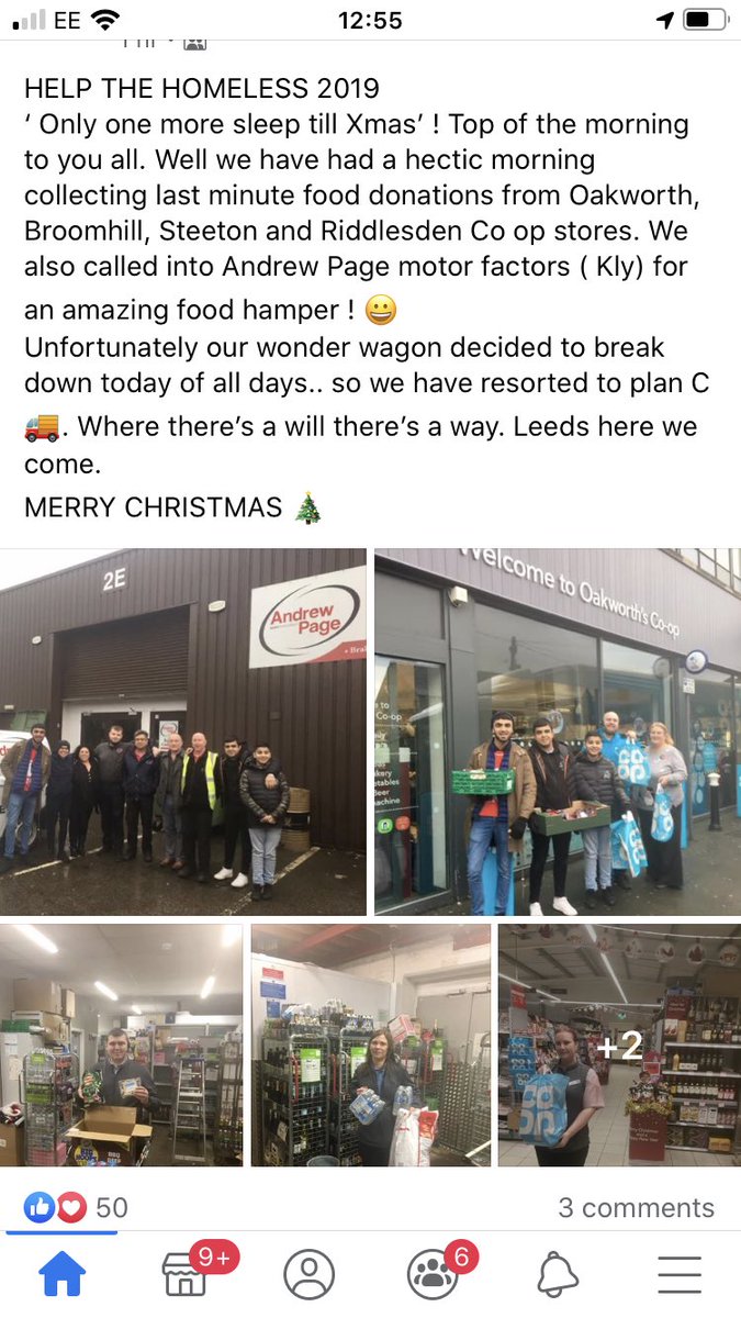 mariemccool's tweet photo. Great to be able to support people who have given their time and effort to feed the homeless this Christmas #ITSWHATWEDO @CraigHemingway0 @keighleyBIG https://t.co/QmlVbpUZmY