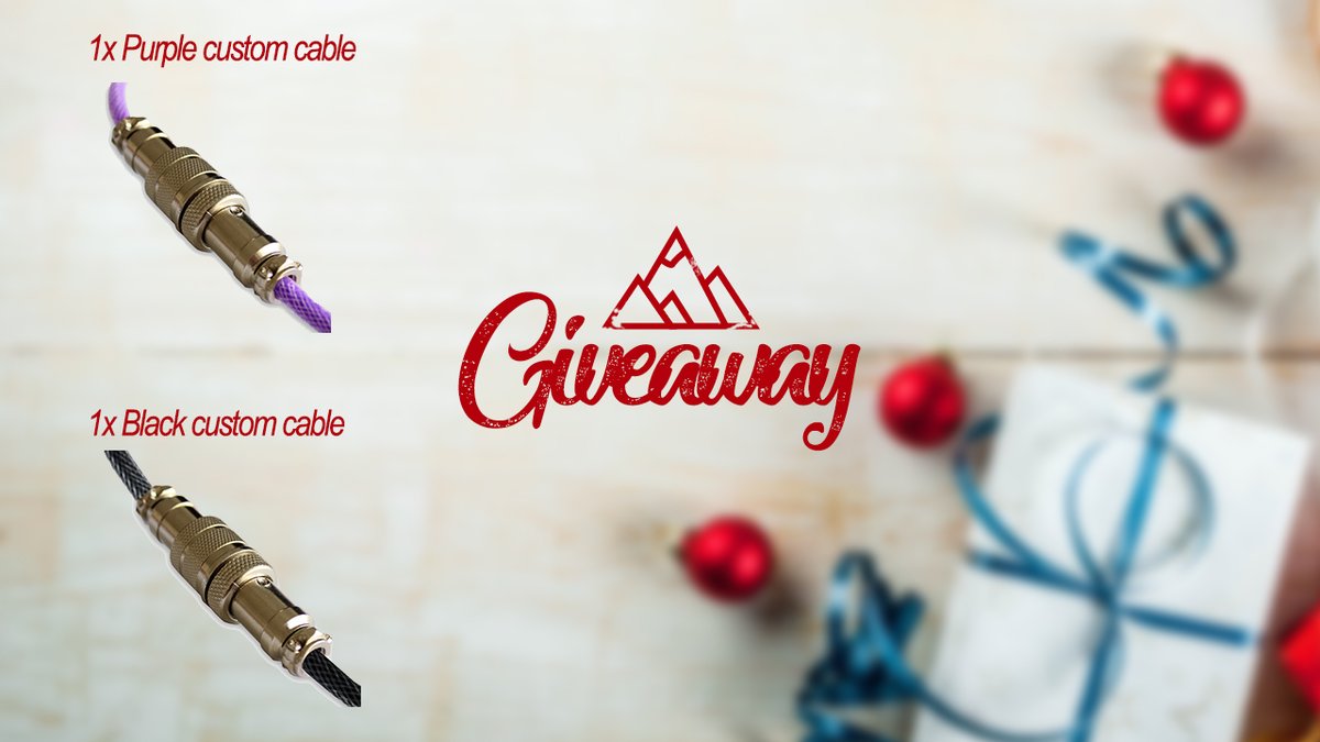 AscenyGear's tweet photo. 🎁Our black&amp;purple cables are going to be in stock on Amazon very soon, and in the spirit of Christmas we are giving away two of them. 

How to enter:

💜Purple cable:
-Retweet
-Follow us
-Like this post

🖤Black cable:
Join our mail list: https://t.co/LVrvlSySpq

Good luck 🥰 https://t.co/HkhJPMwaCm