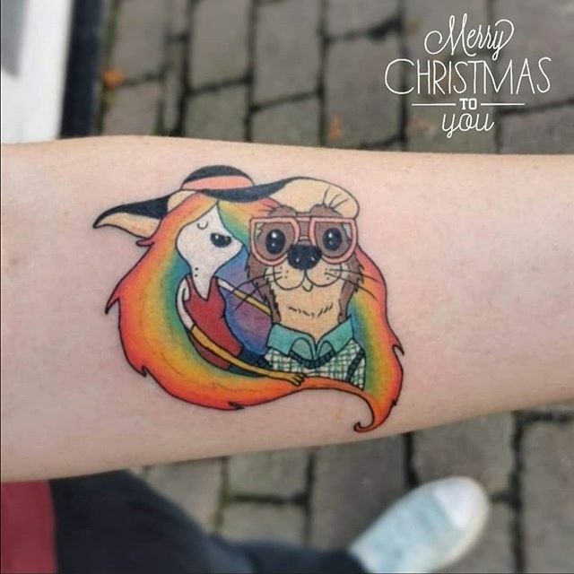 vikyfoxtattoo's tweet photo. Merry Christmas to you all! 🤶🎅❤️🎉
Wishing you to spend this time beautifully and peacefully with your closest and loved ones 🎄☃️👨‍👩‍👧‍👦🎊🎁
Emmett and Marceline the Vampire Queen tattoo. A true collaboration and positive vibes, from concept, to design,… https://t.co/kDswZm6A1H https://t.co/xPod8yEKHb