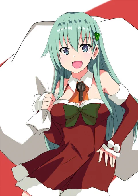 めりくりめりくり! 提督、めりくりだよー!
#艦これ #鈴谷 