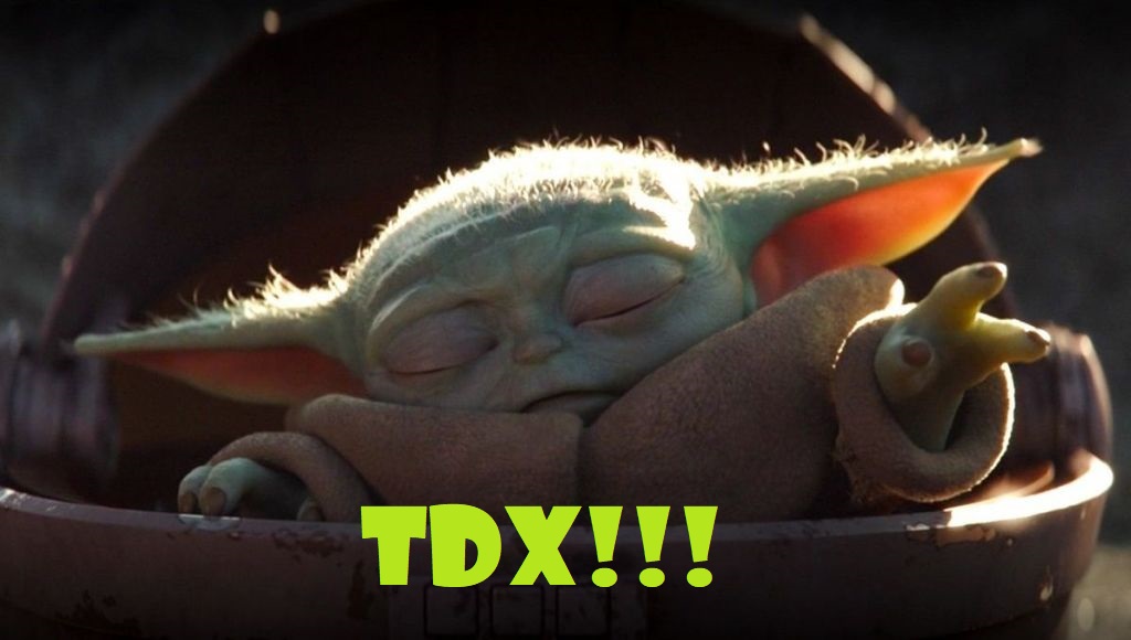scraperivan's tweet image. Baby Yoda makes an effort to launch TDX to the moon!!!!
$TDX #TDX