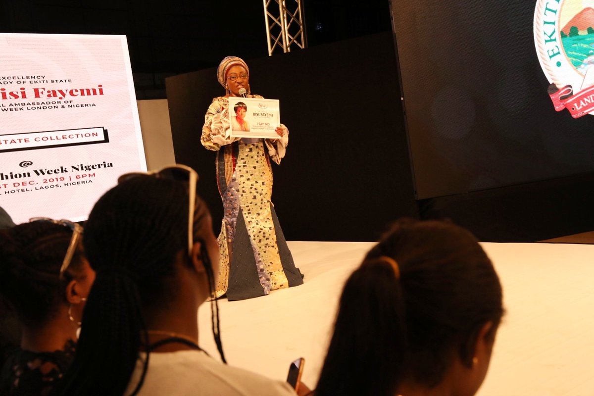 AbiodunBorisade's tweet photo. #Ekiti is #Cynosure...

Thanks to HE Erelu @bisiafayemi for taking #Ekiti #Culture to an admirable height....

#EkitiState Collection on display!!
#Runway at the recent #African Fashion Week #Lagos.

#AFWL2019
#EkitIFashion
#FashionWeekend https://t.co/6ocKQ3vRaR