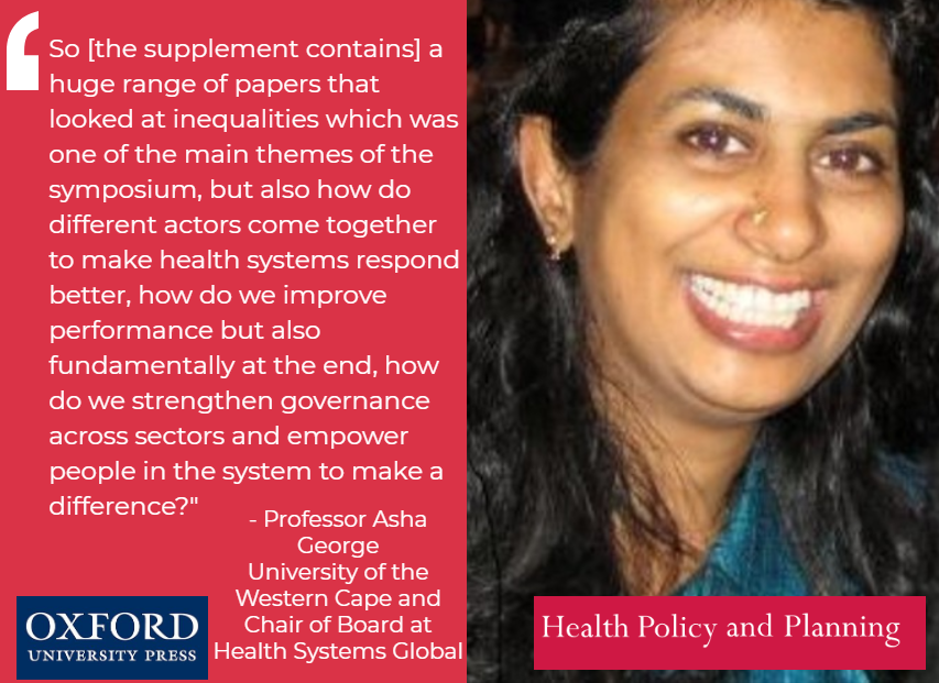 HPP_LSHTM's tweet image. NEW PODCAST! This podcast with @ashageorge72 discusses the new @H_S_Global supplement in HPP, snapshot on the Liverpool statement at #HSR2018 and teasers for the upcoming Dubai #HSR2020 symposium! Thank you Asha, we look forward to seeing you next year! bit.ly/34cDGbq