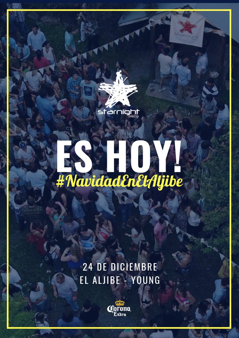 StarNightDisco's tweet photo. 🎄✨¡Recibimos la navidad con un 2x1 de cerveza Corona hasta las 3am!🍻
Último sorteo de 2 invitaciones:
⚡️Coméntanos que temaiken no puede faltar esta noche.
⚡️Seguí nuestro Instagram y Twitter.
⚡️Duplica tu suerte republicando nuestra última historia etiquetando a 2 amigos. https://t.co/NdQogpTPsG