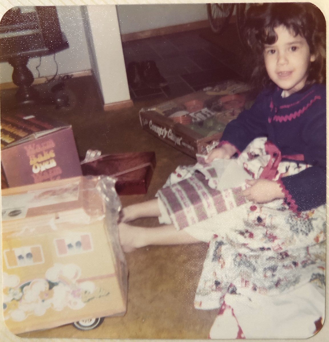 Bout_Passerelle's tweet photo. Yep that’s me, Christmas 1973. I hit the mother load w/ Barbie’s Country Camper &amp; the Warm Bake Oven. They were the perfect gifts for me then. Today you’ll find me at BLP from 11-4ish helping others pick just the right (last minute) gift for their special someone. https://t.co/Mtc9rNZA49