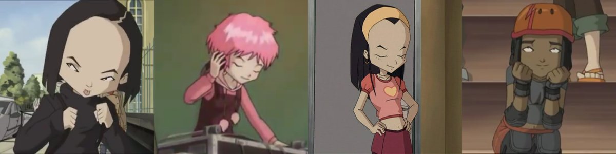 JayMarLee1006's tweet photo. Girls from Code Lyoko! Yumi, Aelita, Sissi and Sam.
#CodeLyoko #YumiIshiyama #AelitaSchaeffer #ElisabethDelmas #SissiDelmas #SamanthaKnight #SamKnight https://t.co/msueXzyrDD