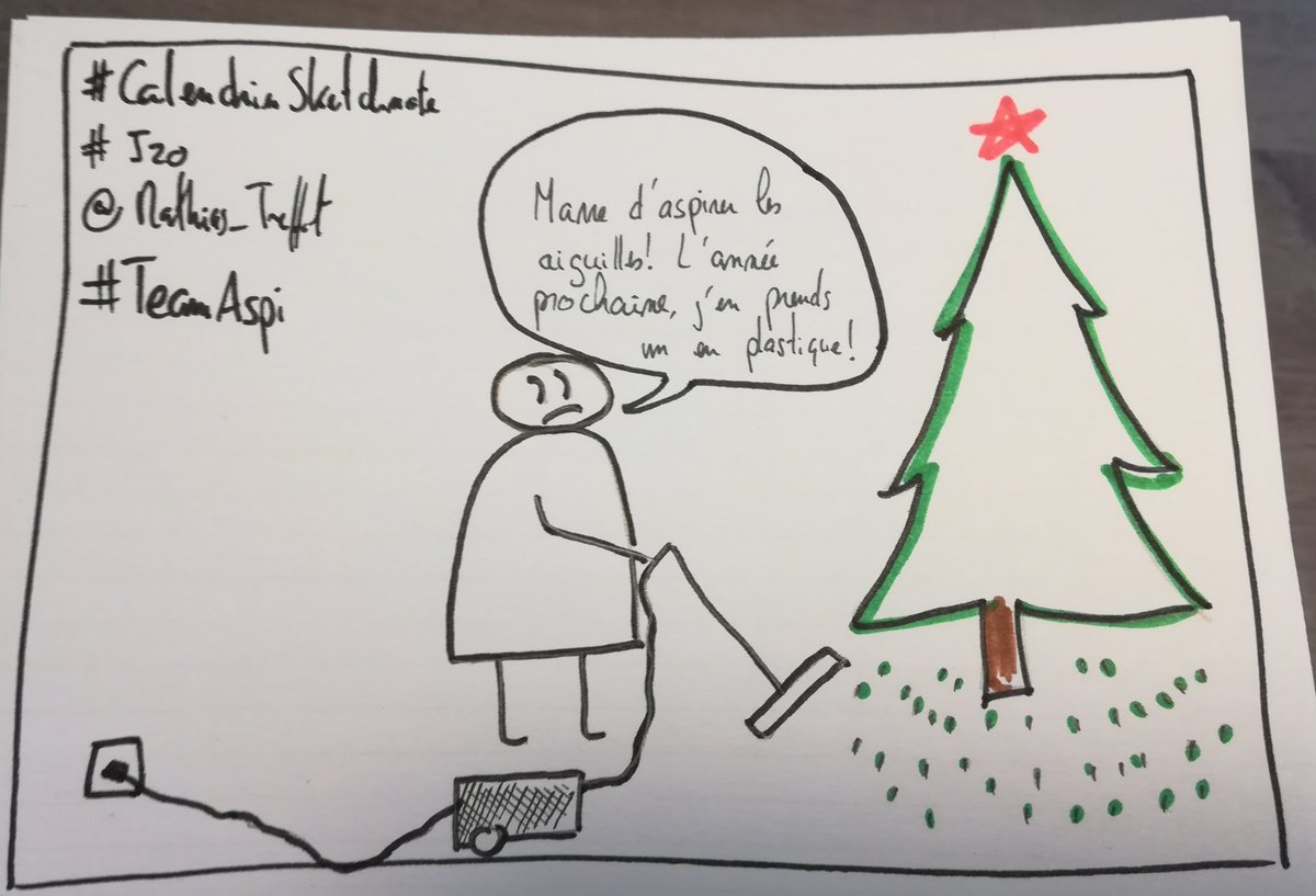 Mathias_Treffot's tweet photo. @AnneCeCallejon
Les A I G U I L L E S du sapin !! 🌲😵
#TeamAspi
#CalendrierSketchnote #J20 https://t.co/6EIjecgXwk