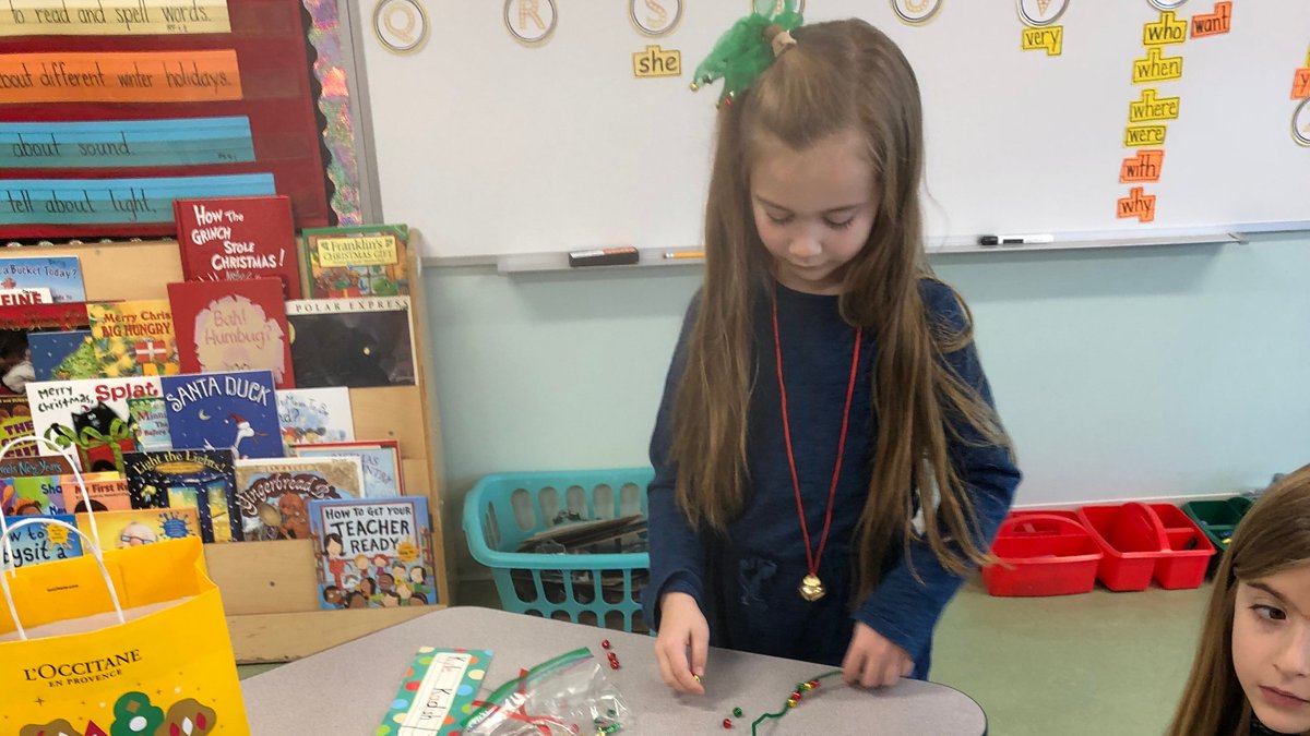 An extra special thank you to our parents who provided games, crafts, and treats for a special holiday party!  We all loved it!  #firsties #holidaypartyfun