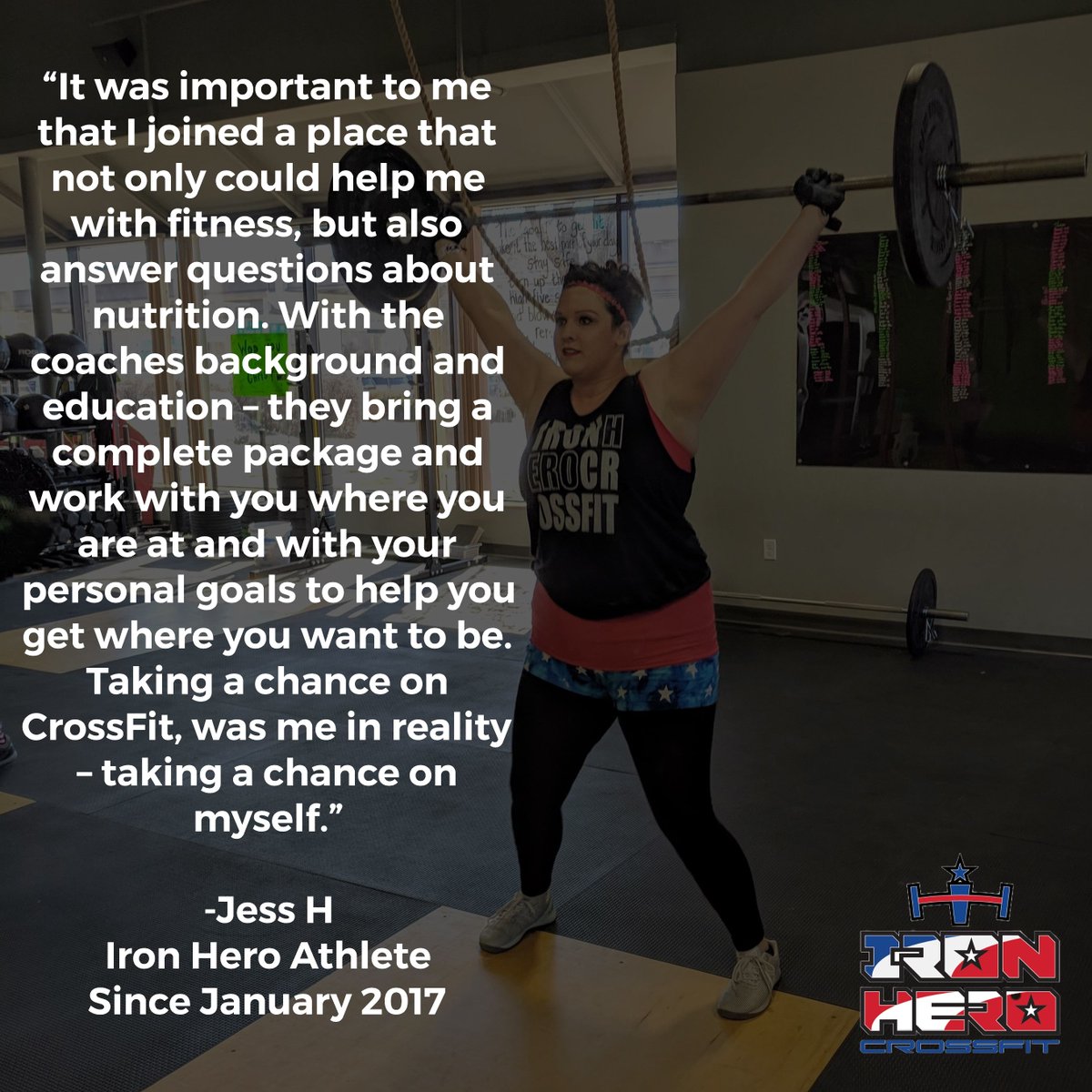 IronHeroCF's tweet photo. #TestimonialTuesday

Not only is Jess an outstanding cheerleader for her #Community and #Training partners, we just love having her as a part of our staff!

#HWPO #CrossFit #IronHeroCrossFit #Omaha #Nebraska #TheLevelMethod https://t.co/gYobEgBDyL